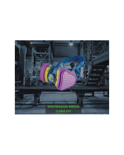 Mascarilla de protección respiratoria elipse® ov/ag/p100 niosh gases acidos 