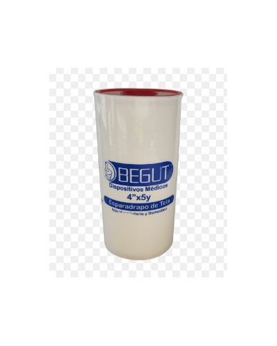 Esparadrapo de tela begut 4  * 5 yardas color blanco