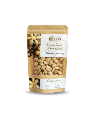 Snacks orgánicos de sacha inchi sabor natural