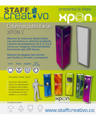 Columnas Publicitarias Xpon