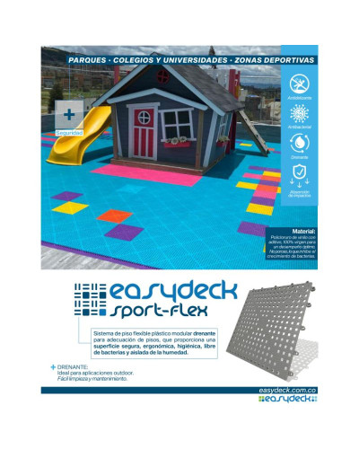 PISO MODULAR EASYDECK SPORTFLEX
