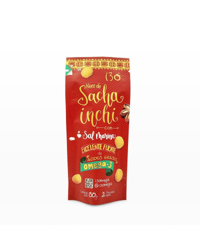 i 3 omegas sacha inchi snack con sal marina