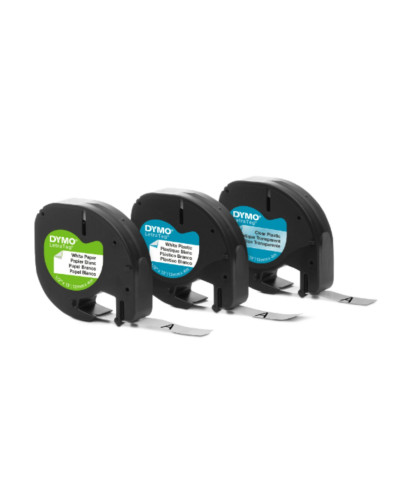 Kit Rotuladora LetraTag 100 H Dymo + 3 Cintas