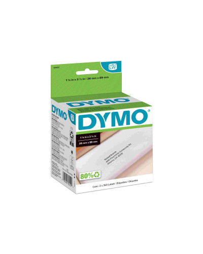 Etiqueta Dymo LW en papel de 28mm x 89mm (700 Etiquetas)
