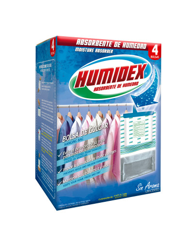 Humidex Pack x 4 Bolsas de colar neutro