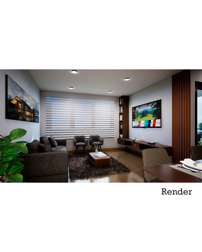 Diseño arquitectónico residencial.