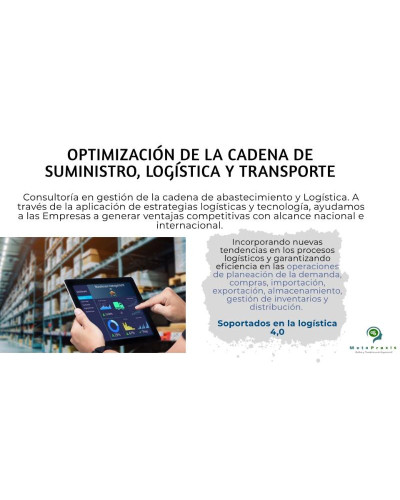 Oferta optimización de la cadena de suministro