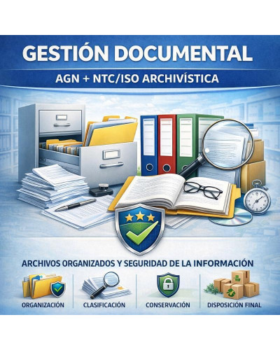 📚 Gestión Documental – AGN + NTC/ISO Archivísticas