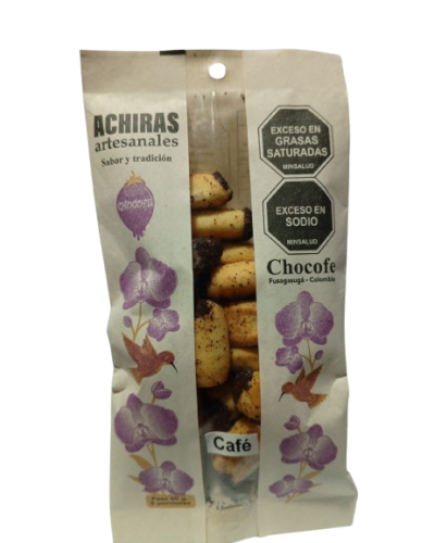 Achiras de sagú con café orgánico 200 gr