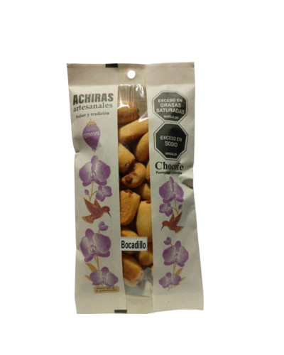 Achiras de sagú rellenas de bocadillo 60 gr