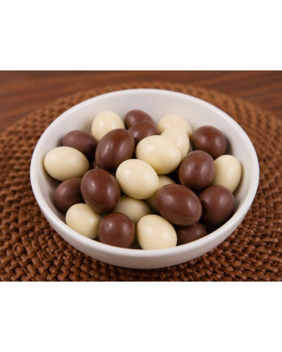 Achiras cubiertas de cacao