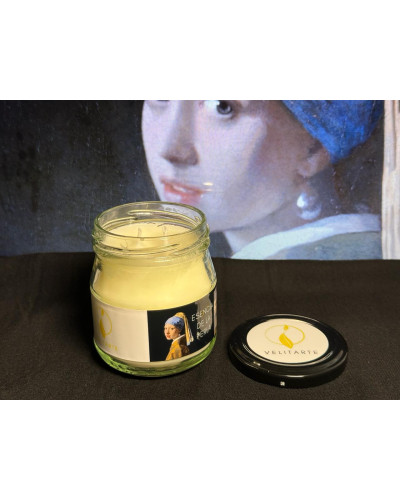 Vela homenaje esencia de la perla 160 ml Fragancia Manzanilla, mandarina y jengibre