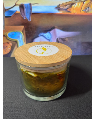 Vela homenaje tiempo suspendido 350 ml fragancia mandarina, jengibre y canela