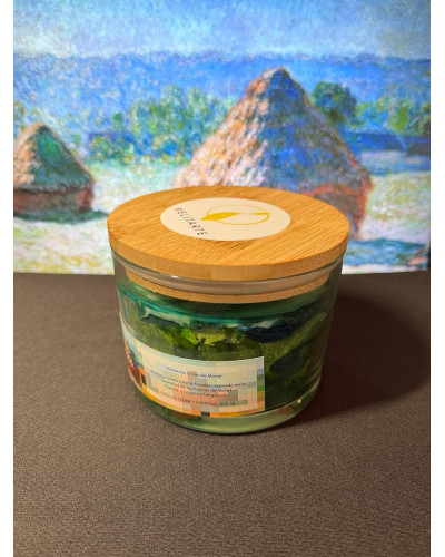 Vela homenaje campos dorados 350 ml Fragancia Canela, manzana y bergamota