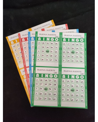 CARTONES DE BINGO