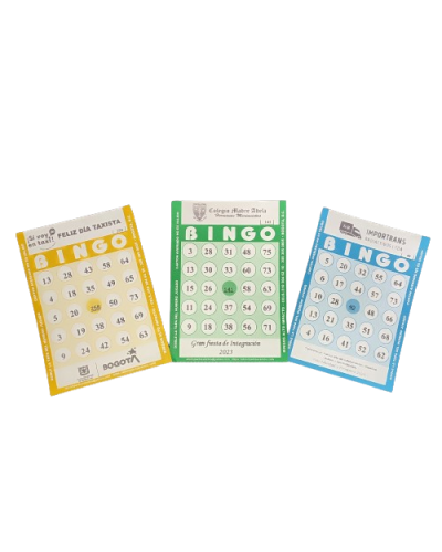 CARTONES DE BINGO