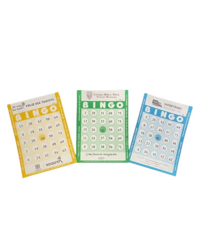 CARTONES DE BINGO