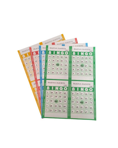 CARTONES DE BINGO