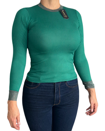 Cuello Encaje Verde
