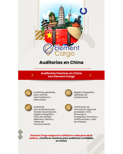 Auditorias Físicas y documentales de proveedores en China / Bases de datos